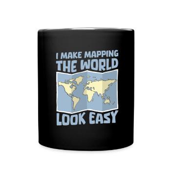 Geography Geographer - Full Colour Mug - black - Front