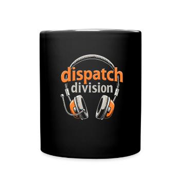 Notruf Leitstelle Einsatzzentrale Team - Tasse einfarbig - Schwarz - Vorne