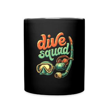 Commercial Diver Cadre - Full Colour Mug - black - Front