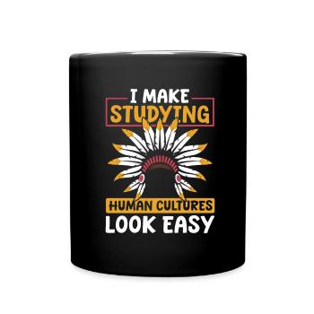 Ethnologue - Mug uni - noir - Devant