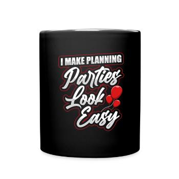 Event planner - Full Colour Mug - black - Front