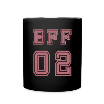 BFF - Tasse einfarbig - Schwarz - Vorne