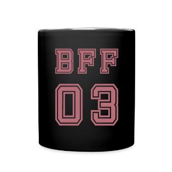 BFF - Tasse einfarbig - Schwarz - Vorne