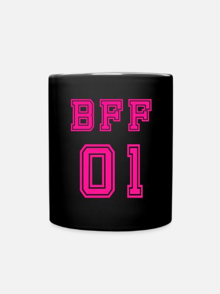 BFF 01 Meilleurs amis pour toujours Meilleur ami - Mug uni - noir