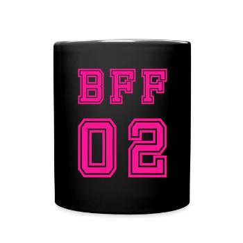 BFF - Tasse einfarbig - Schwarz - Vorne