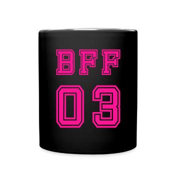 BFF - Tasse einfarbig - Schwarz - Vorne