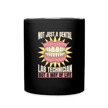 Prothésiste dentaire - Mug uni - noir - Devant