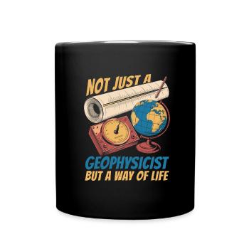 Geophysiker - Tasse einfarbig - Schwarz - Vorne