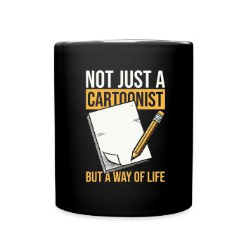Dessinateur - Mug uni - noir - Devant