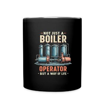Boiler operators - Full Colour Mug - black - Front