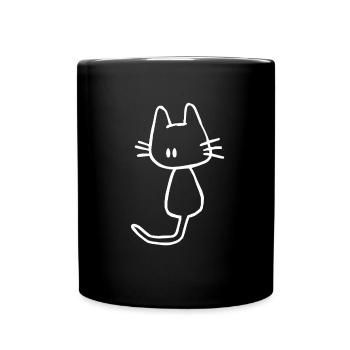 Mental Health Depression Semicolon - Full Colour Mug - black - Front