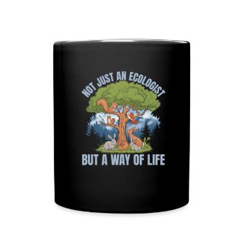 Écologiste - Mug uni - noir - Devant