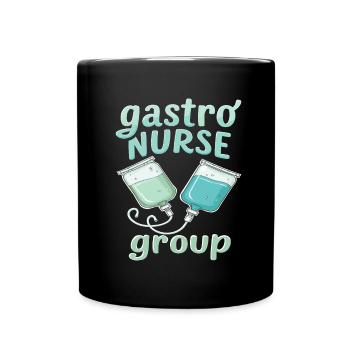 Krankenschwester Gastroenterologie Team - Tasse einfarbig - Schwarz - Vorne