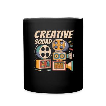 Art Director Kader - Tasse einfarbig - Schwarz - Vorne