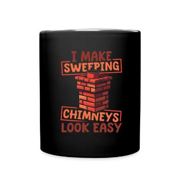 Chimney sweep - Full Colour Mug - black - Front