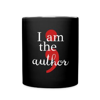 Mental Health Depression Semicolon - Full Colour Mug - black - Front