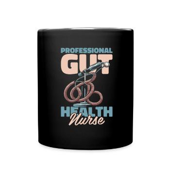 Infirmière en gastroentérologie - Mug uni - noir - Devant