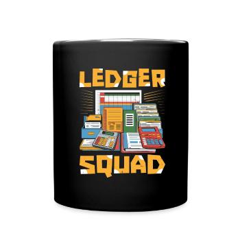 Cadre comptable - Mug uni - noir - Devant
