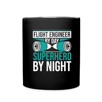 Mécanicien aéronautique - Mug uni - noir - Devant