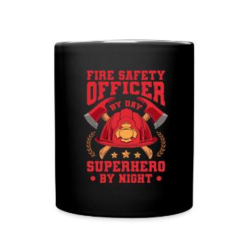 Brandschutzbeauftragter - Tasse einfarbig - Schwarz - Vorne