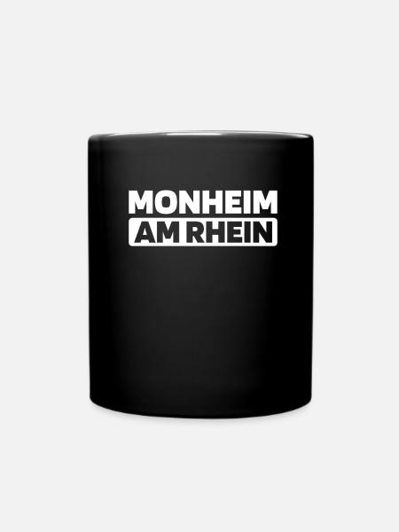 Deutsche Stadt Monheim Am Rhein - Tasse einfarbig - Schwarz