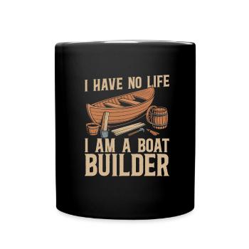 Boat builders - Full Colour Mug - black - Front