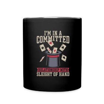 Card tricks - Full Colour Mug - black - Front