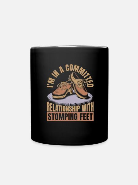Clogging - Tasse einfarbig - Schwarz
