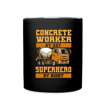 Concrete workers - Full Colour Mug - black - Front