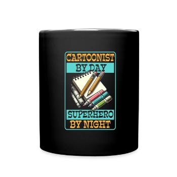 Dessinateur - Mug uni - noir - Devant
