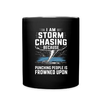 Costume de chasseur de tempête Chasseur de tempête - Mug uni - noir - Devant