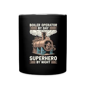 Boiler operators - Full Colour Mug - black - Front