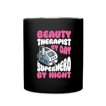 Esthéticienne - Mug uni - noir - Devant