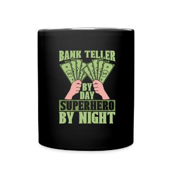 Bank employee - Full Colour Mug - black - Front