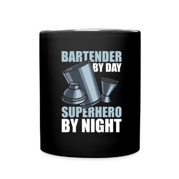 Barkeeper Bartender - Full Colour Mug - black - Front