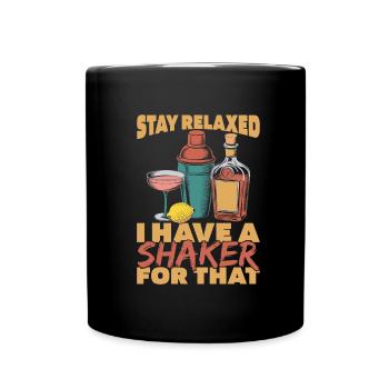 Barkeeper Bartender - Tasse einfarbig - Schwarz - Vorne