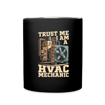 HVAC Technician - Full Colour Mug - black - Front
