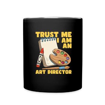 Art Director - Tasse einfarbig - Schwarz - Vorne