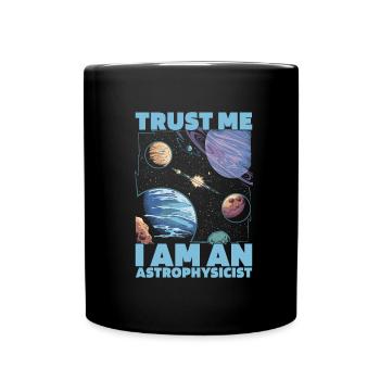 Astrophysiker - Tasse einfarbig - Schwarz - Vorne