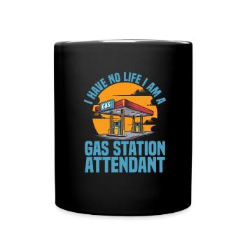 Pump attendant - Full Colour Mug - black - Front