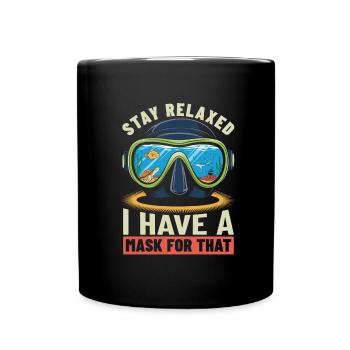Commercial diver - Full Colour Mug - black - Front