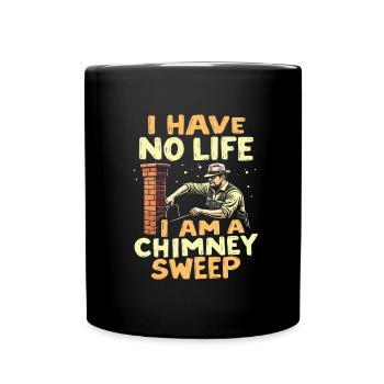 Chimney sweep - Full Colour Mug - black - Front