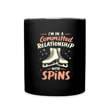 Figure skating figure skater - Full Colour Mug - black - Front