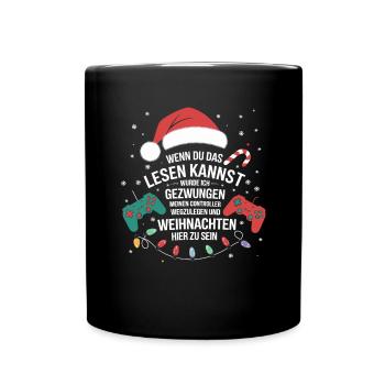 Gamer Gaming Gamer Gaming Noël - Mug uni - noir - Devant