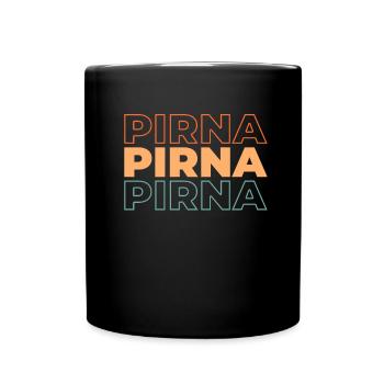 Deutsche Stadt Pirna Sachsen - Tasse einfarbig - Schwarz - Vorne