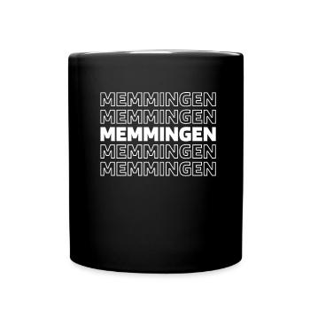 German city Memmingen Bavaria - Full Colour Mug - black - Front