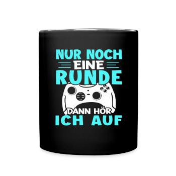 Gamer Gaming Gamer Gaming Christmas - Full Colour Mug - black - Front