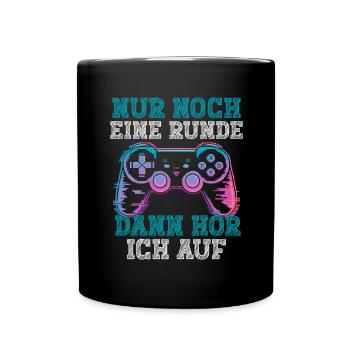 Gamer Gaming Gamer Gaming Christmas - Full Colour Mug - black - Front