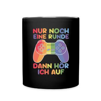 Gamer Gaming Gamer Gaming Christmas - Full Colour Mug - black - Front