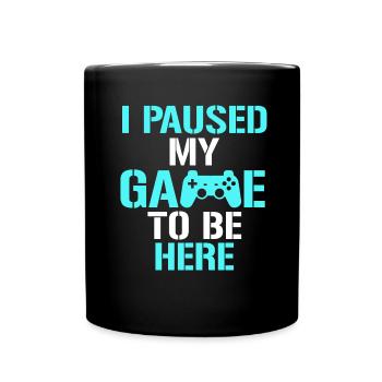 Gamer Gaming Gamer Gaming Christmas - Full Colour Mug - black - Front